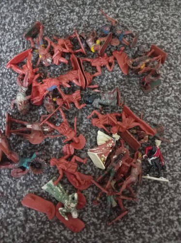 Old indian figurines toys - old,