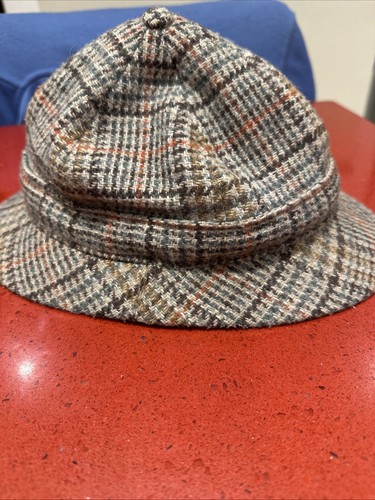 Vintage brown tweed check - vintage, deer