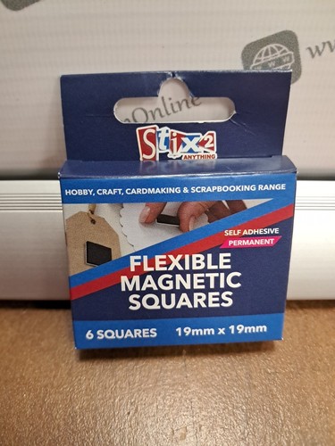 Flexible magnetic squares 6pk - flexible,