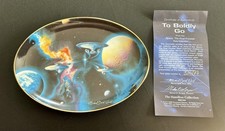 STAR TREK Official Hamilton Collectors OVAL PLATE Ltd Ed. w/COA Mint Still Boxed