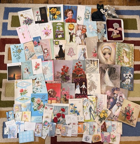 Vintage greeting cards - 60+,