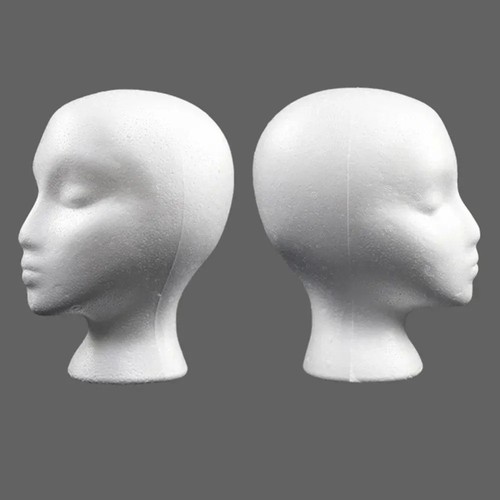 Polystyrene foam head dummy - foam,