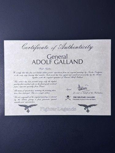 General adolf galland - general, by