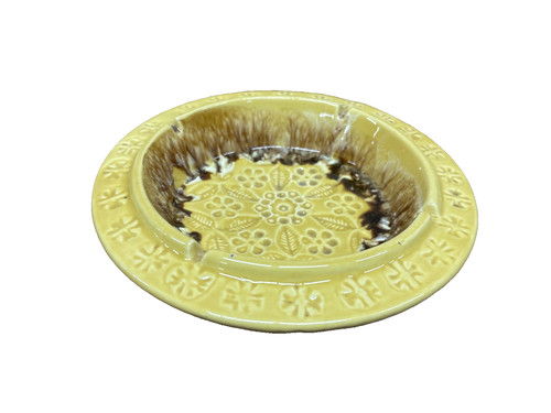 Vintage yellow ceramic - 8”,