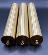 3 x Long Case Grandfather Brass Clock Weights Heavy