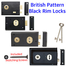 Black Rim Lock Sash Dead