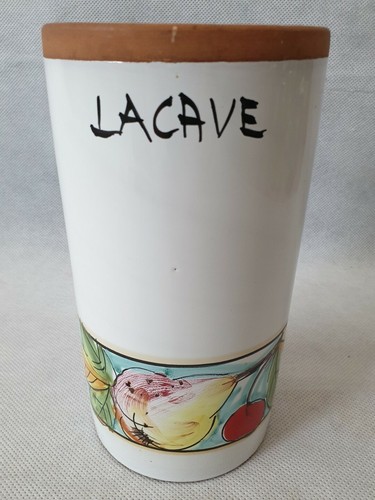 Vintage ceramic utensil holder - vintage,