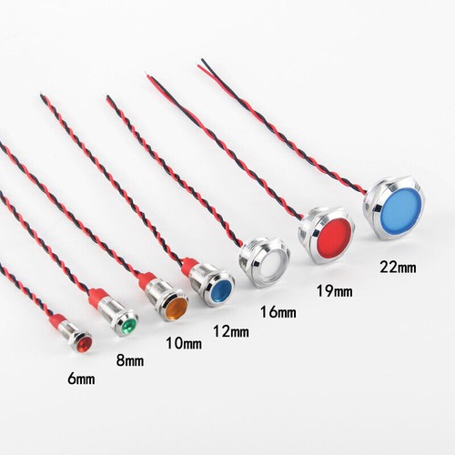 Metal led indicator light - led,