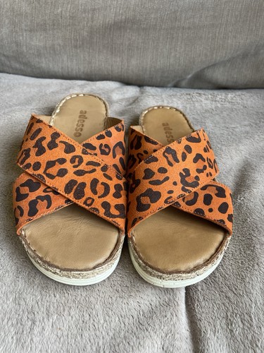 Adesso leopard print sandals - adesso,
