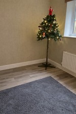 6ft Habitat Green Parasol Half