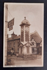 War Memorial Rhayader, Powys Vintage Postcard
