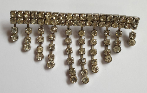 Vintage silver tone metal - tone, &