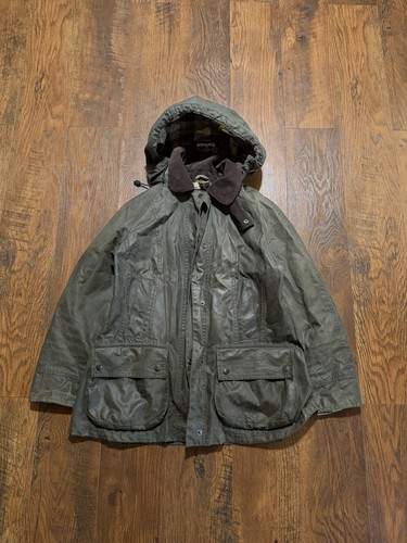 Vintage barbour beaufort waxed - barbour,