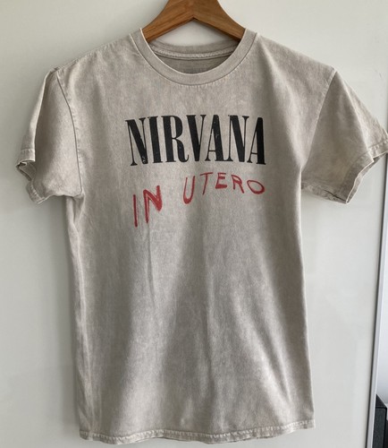 Nirvana utero shirt - nirvana, cream
