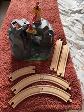 Brio Crane & Mountain Tunnel 33889 Wooden Train Set