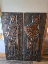 Pair Or Large Vintage Brass