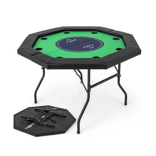 Inches foldable poker table - 48,