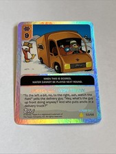 CLUB PENGUIN Topps COFFEE DELIVERY TRUCK Trade POWER CARD Rare DISNEY Card-Jitsu