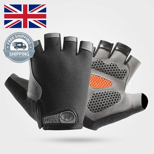 Half finger cycling gloves - half,