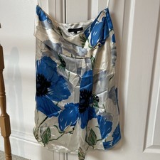 Coast Uk 10 Silk Floral Skirt