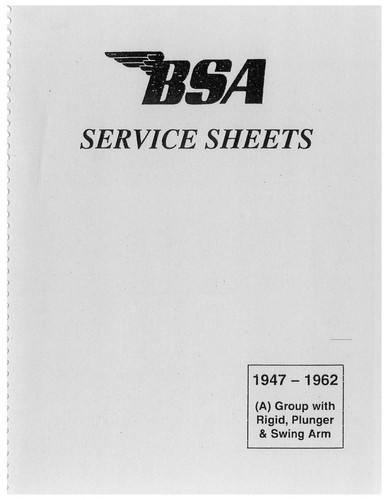 Bsa workshop manual - manual, (a