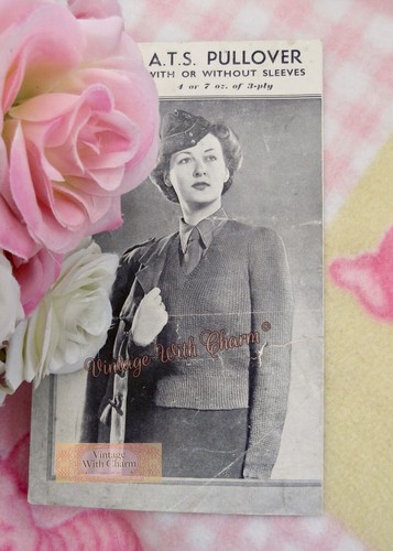 Vintage 1940s pullover - 1940s, a.t.s.