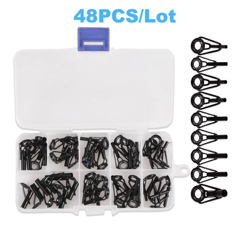 48pcs fishing rod tip - 48pcs, eyes