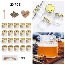 Mini Glass Jars Bulk Set of 20