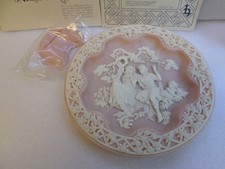 Bradford Exchange Shakespearean Lovers Plate Rose Carnelian LYSANDER & HERMIA +