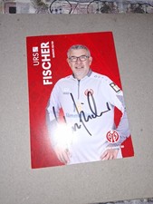 Autograph card Urs Fischer