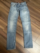 Dolce And Gabanna Mens Light Distressed Slim Fit Jeans 44 29waist  33 Leg