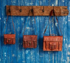 Goat Leather Messenger Bag