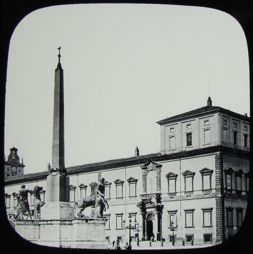 Glass magic lantern slide - glass,