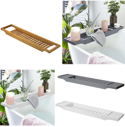 Bamboo wood plastic bath tub - wood,