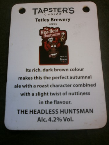 Beer pump clip info - clip, card