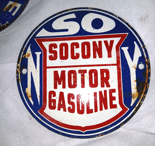 Vintage enamel advertising - enamel,