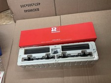 RIVAROSSI HO SCALE LOG CAR WAGON SET 2X WEYERHAEUSER TIMBER CO CARS W/LOGS !