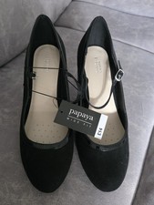 Matalan Women's Black Suede