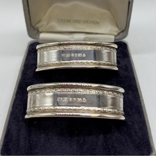Boxed sterling silver napkin - sterling,