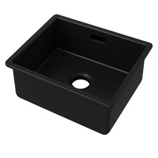 Genuine RAK Ceramics 1.0 Bowl Kitchen Sink Matt Black Square Silvia OC104504A