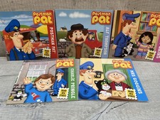 Rare 5 Postman Pat Character Books PB John Cunliffe 2005 BBC Ted Charlie Alf Mee