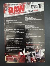 Various WWE Wrestling DVD INSERT ONLY | WWF FREE POST