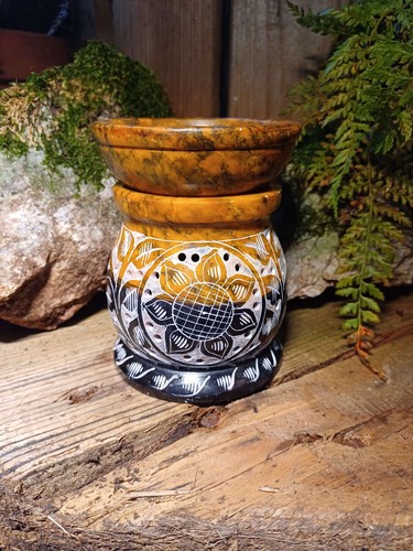 Soapstone oil burner - soapstone,