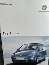 The VW Volkswagen Range Original Car Sales Brochure Collectible 2006 Golf Polo