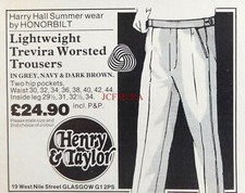 HENRY & TAYLOR Trevira Worsted
