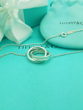 Tiffany & Co. 1837 Interlocking LARGE Circles 20" Necklace in Silver, Hallmarked