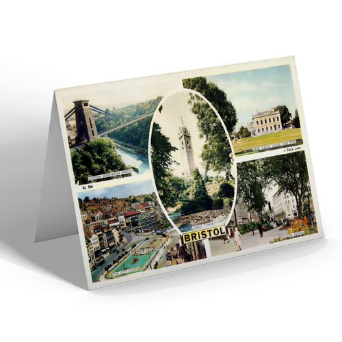 Greeting card vintage - greeting,