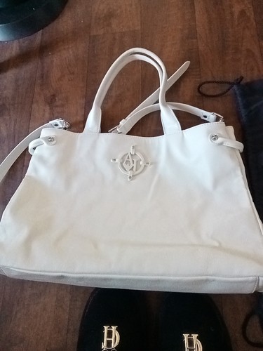 Armani white tote - white,