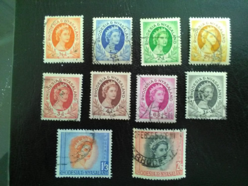 Rhodesia nyasaland used - &,