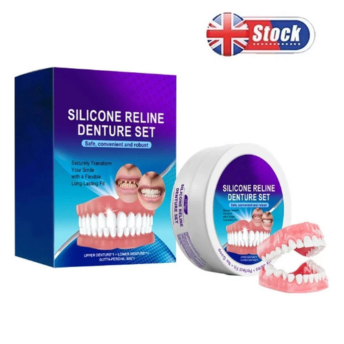 Silicone reline denture set - reline,